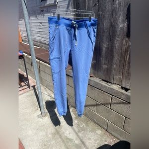 Medium ceil blue figs scrubs pants